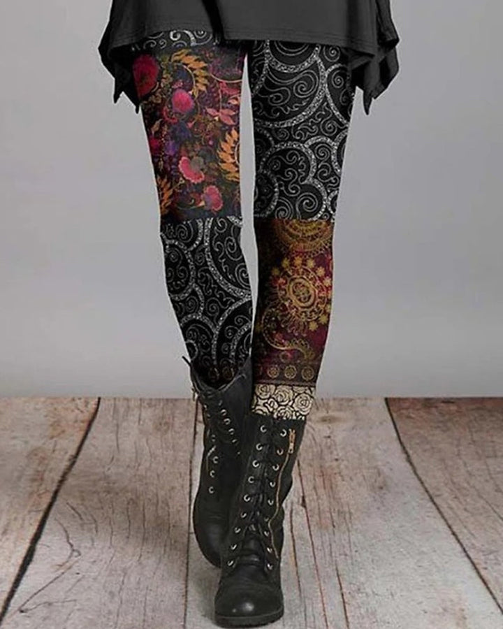 Neellena | Leggings rétro dans un style ethnique