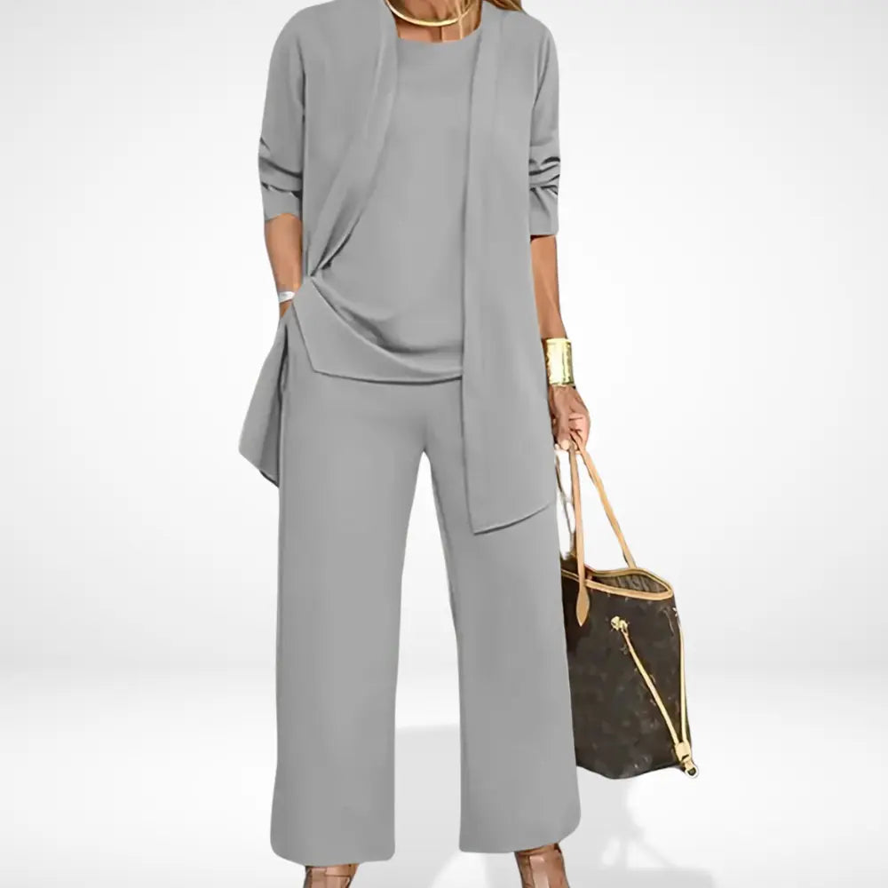 Aellena coordonné à veste fluide pour Femme – Carolyn