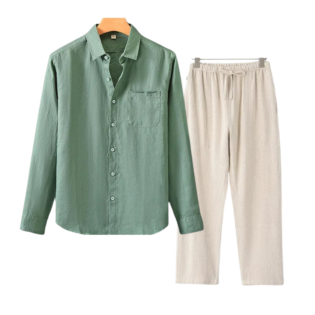 Saunan | Chemise Décontractée Été Homme