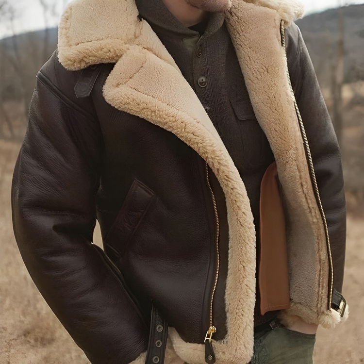Raaynen | Veste coupe-vent, chaude et épaisse pour homme
