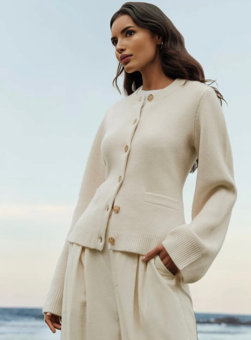 Leriala | Cardigan doux avec boutons