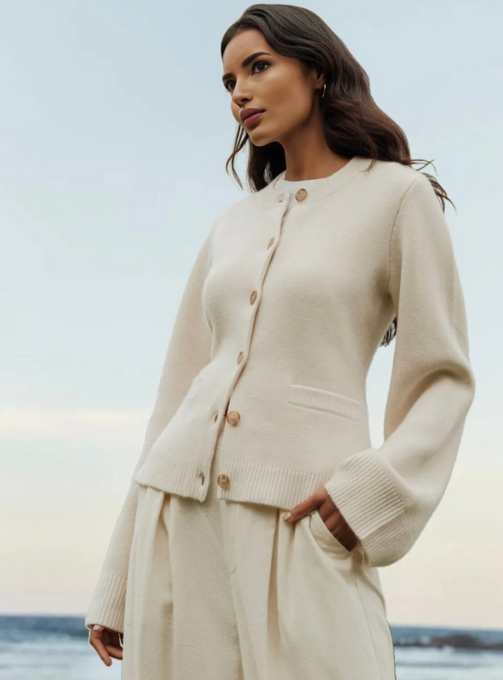Leriala | Cardigan doux avec boutons