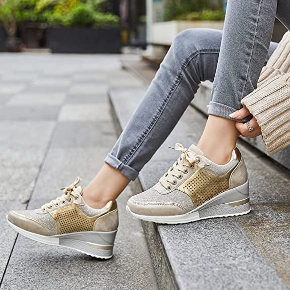 Raunara | Chaussures de sport orthopédiques à talon compensé