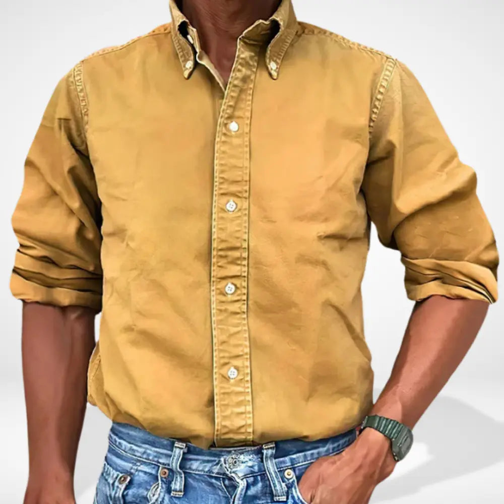 Moriam homme coupe droite col boutonné Jeffry