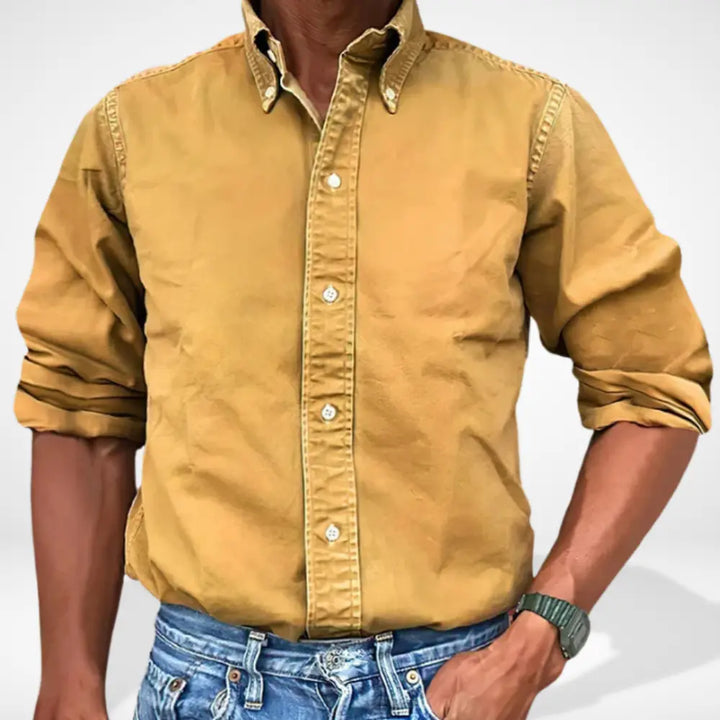 Moriam homme coupe droite col boutonné Jeffry