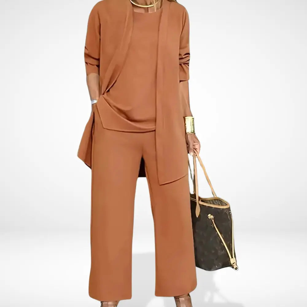 Aellena coordonné à veste fluide pour Femme – Carolyn