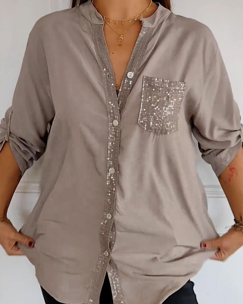 Viellea | Chemise Décontractée Manches Longues pour Femmes