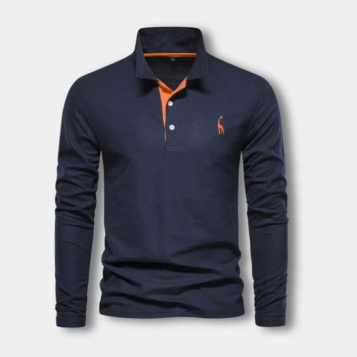 Niorar manches longues avec col ouvert contrasté pour Homme – Spence