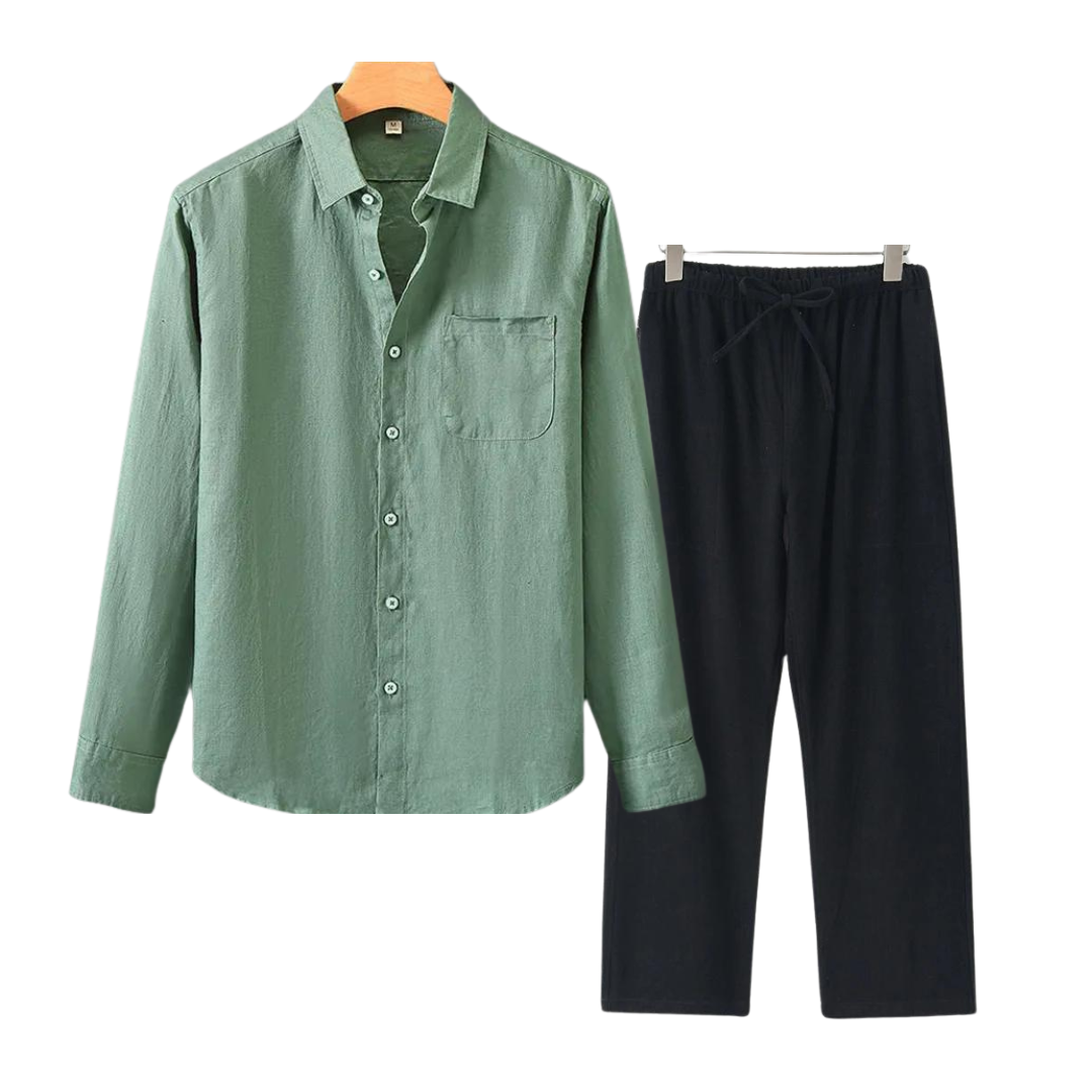 Saunan | Chemise Décontractée Été Homme