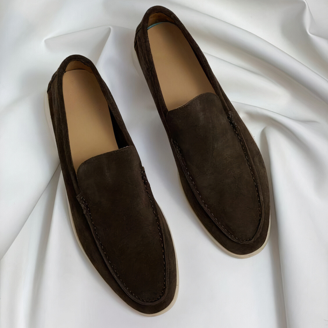 Olinex | Mules de luxe en tissu pour hommes