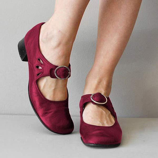 Noina | Chaussures orthopédiques vintage à nez rond