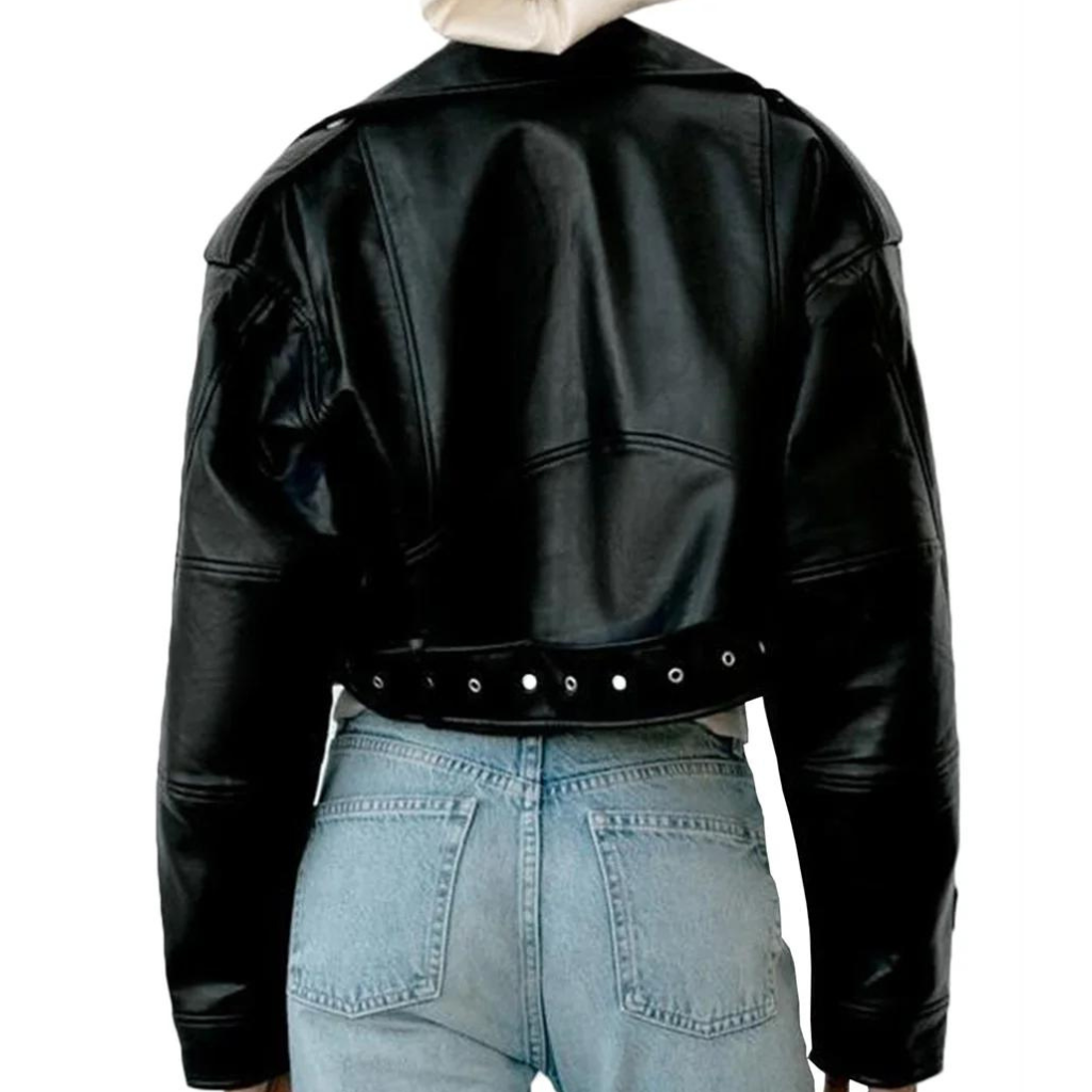 Naevasa | Veste Slim En Cuir Pour Femmes