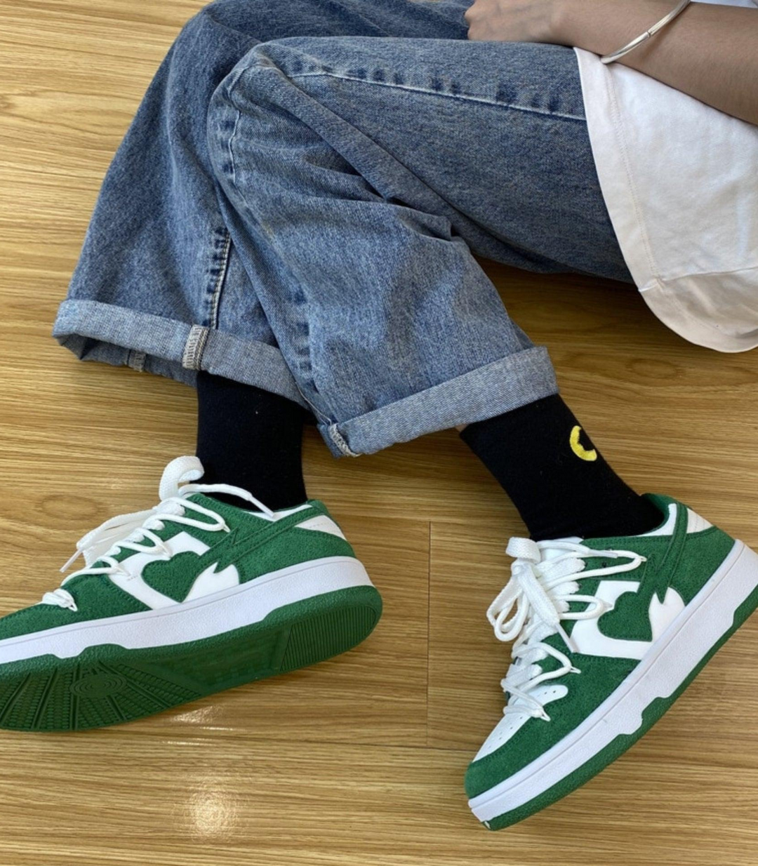Raellera | Chaussures de sneakers avec design de cœur pour femmes