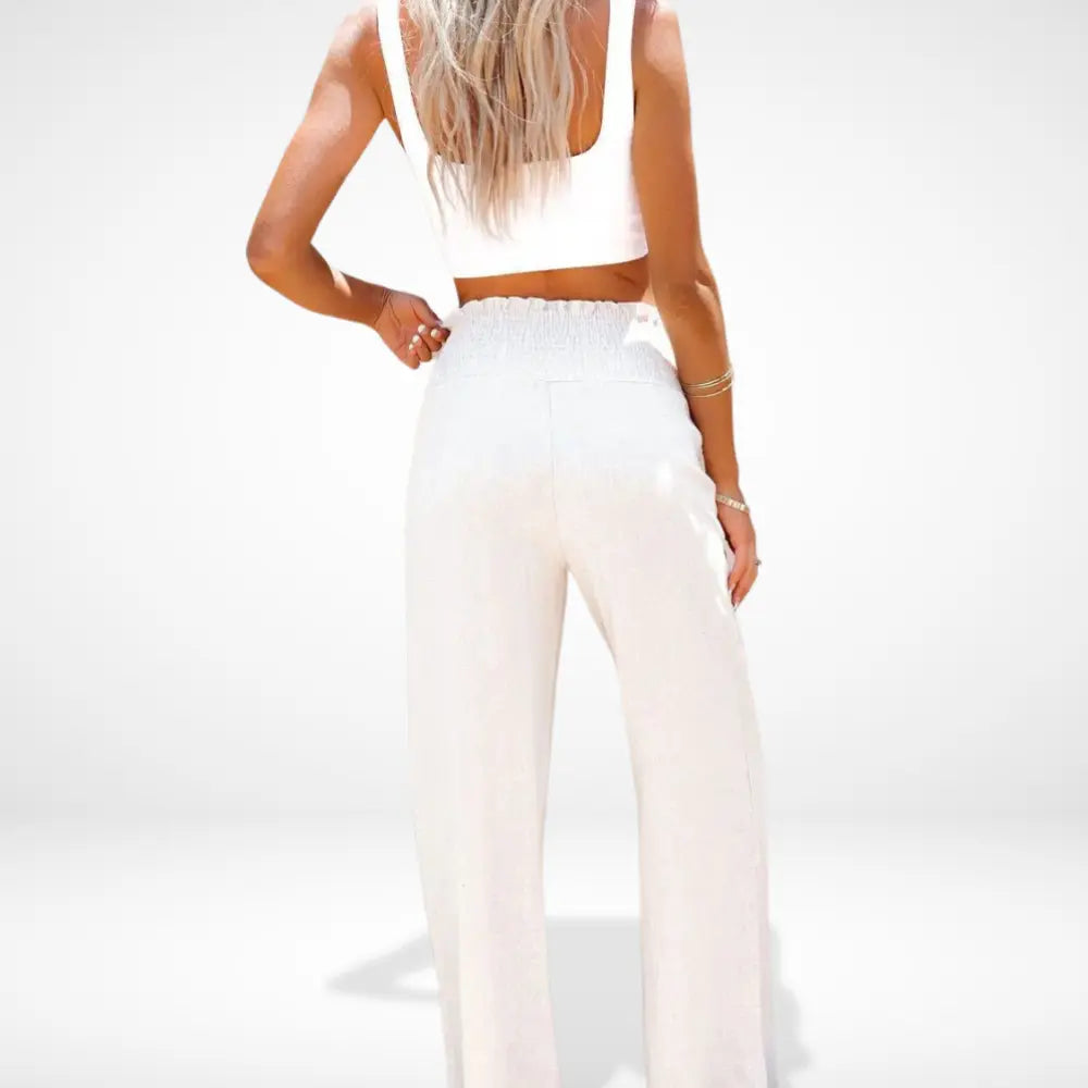 Reonnama ample taille froncée boutonnée pour Femme - Caitlin