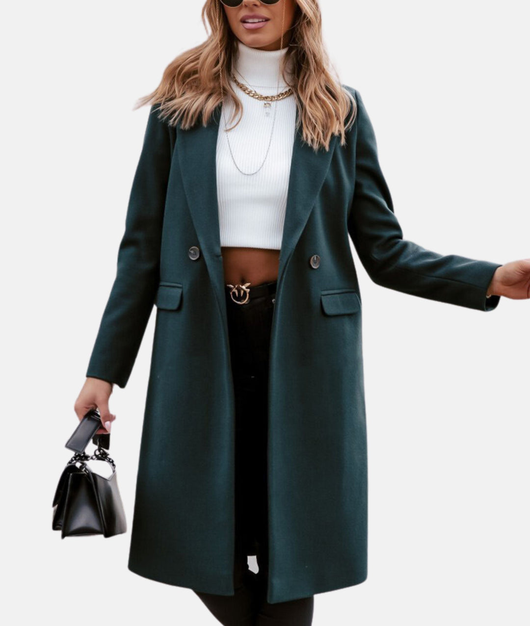 Soorasa | Manteau long avec col