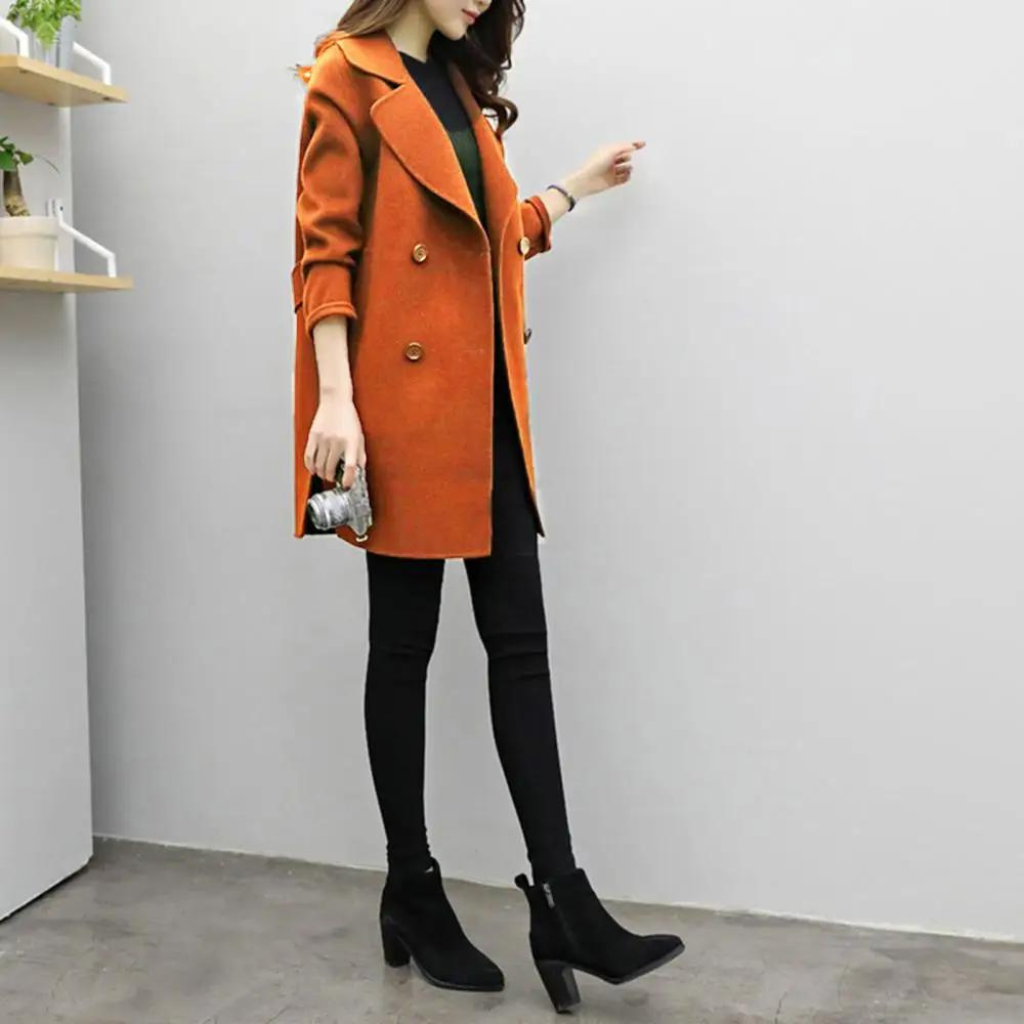 Luinara | Manteau Slim En Laine Pour Femmes