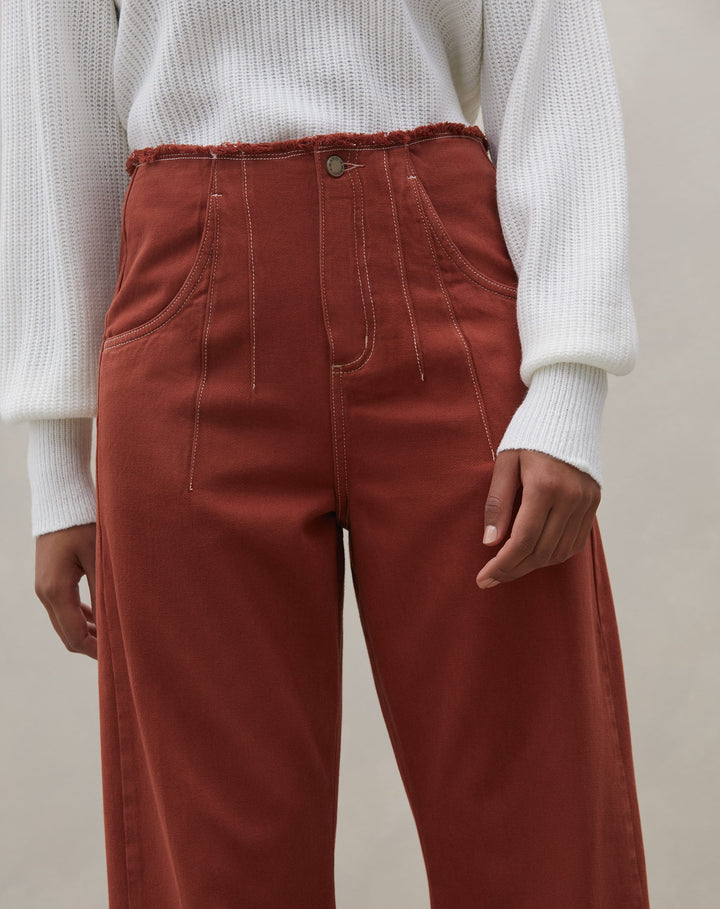Oellema | Pantalon Flare Taille Haute pour Femmes