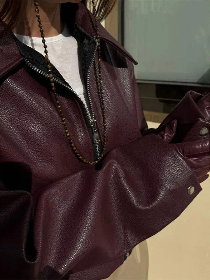 Vielleasa | Veste en cuir vegan pour femme