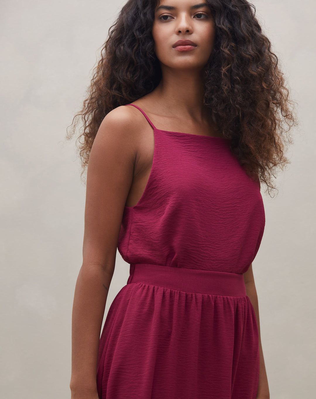 Raellema | Jupe Midi Froncée Élégante pour Femmes