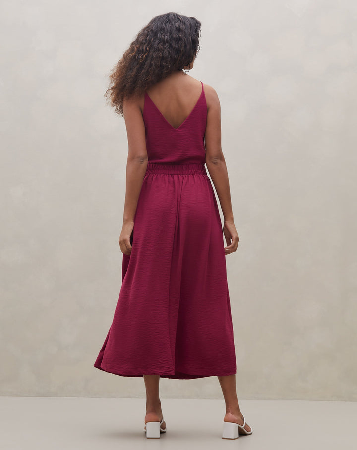Raellema | Jupe Midi Froncée Élégante pour Femmes