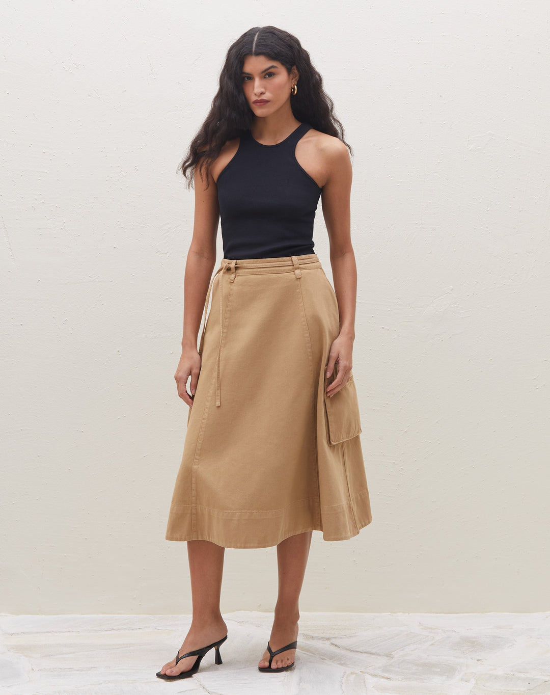 Neettara | Jupe Midi Utilitaire pour Femmes