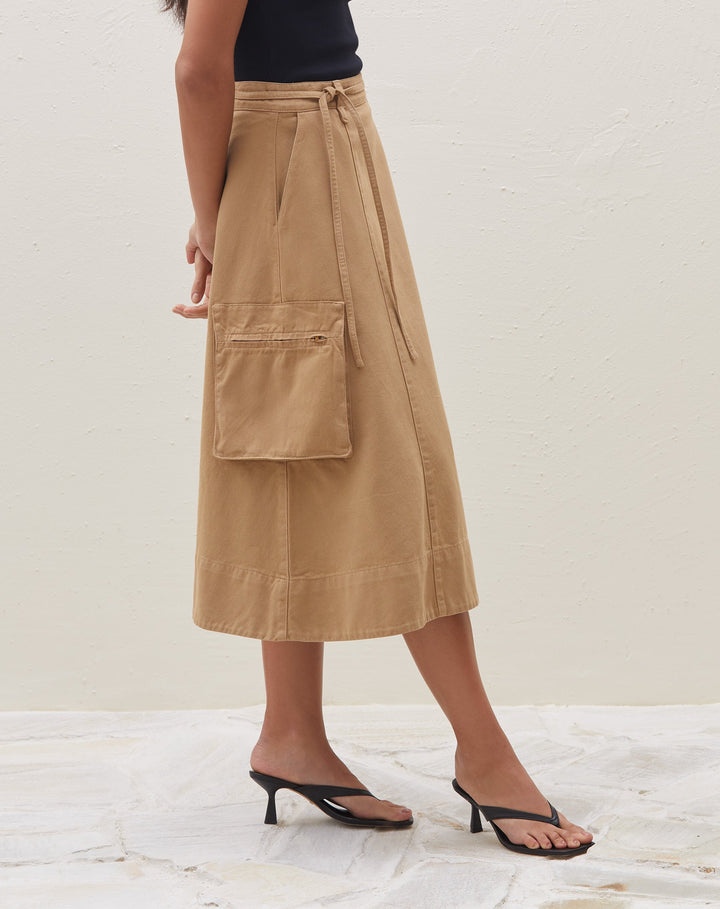 Neettara | Jupe Midi Utilitaire pour Femmes