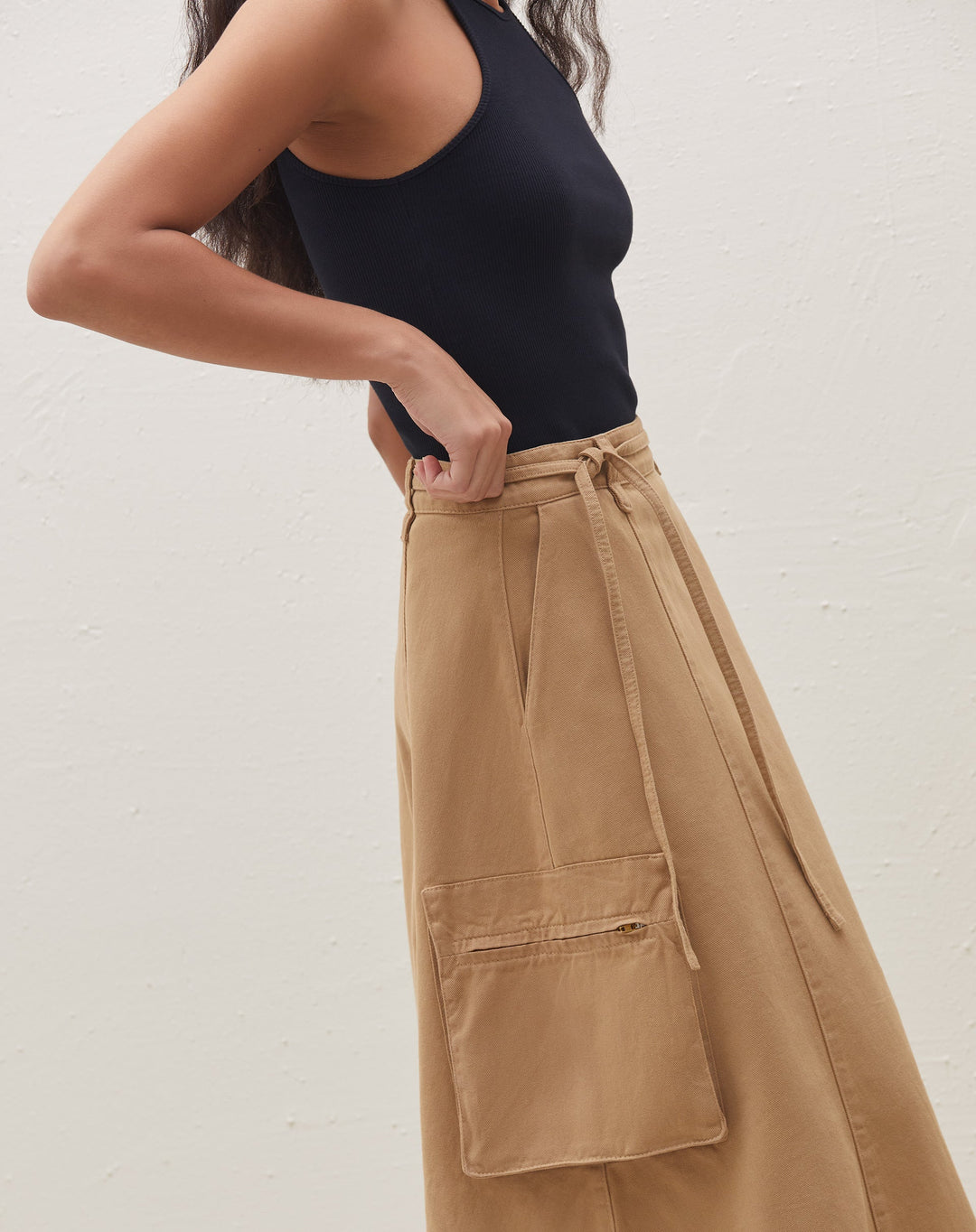 Neettara | Jupe Midi Utilitaire pour Femmes