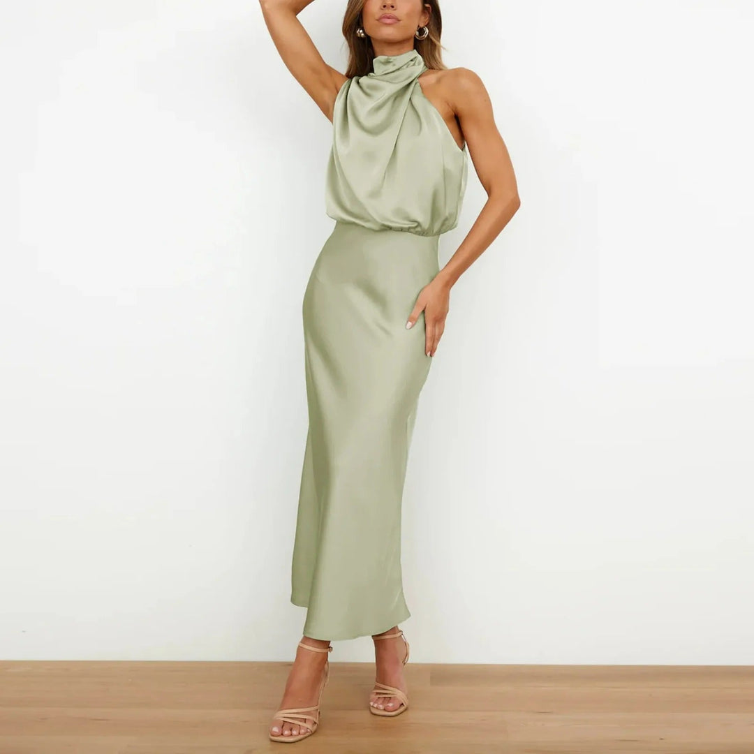 Noevala | Robe de fête en satinv
