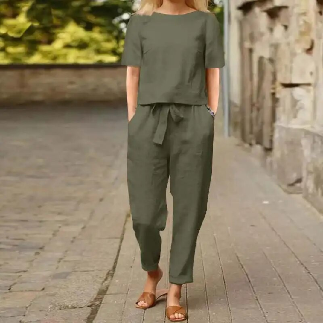 Viunaxa | Ensemble Pantalon Large Femme