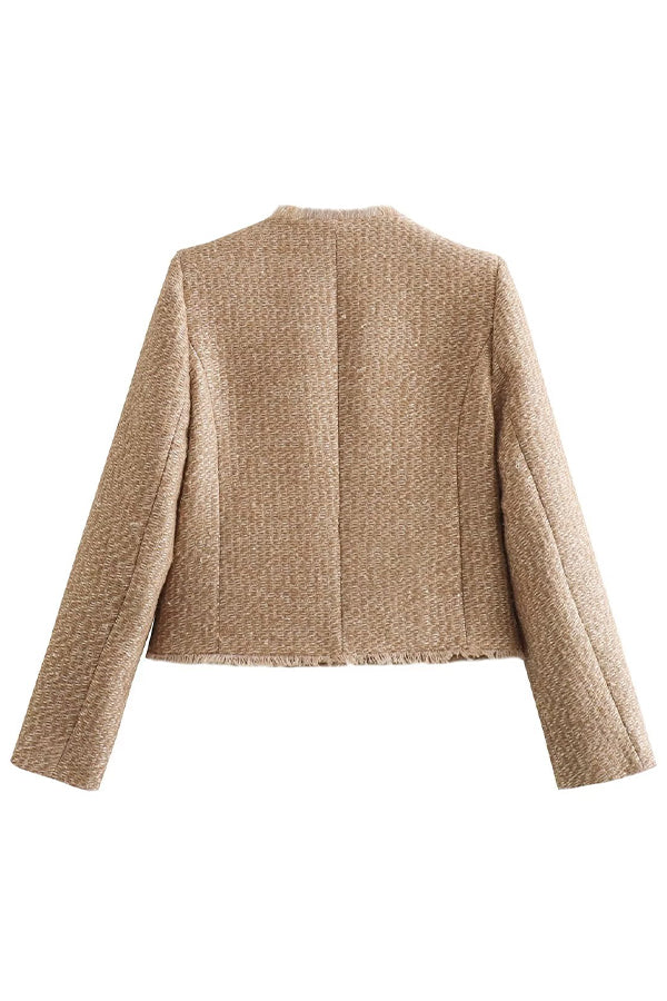 Leevama | Blazer à Col Rond pour Femmes