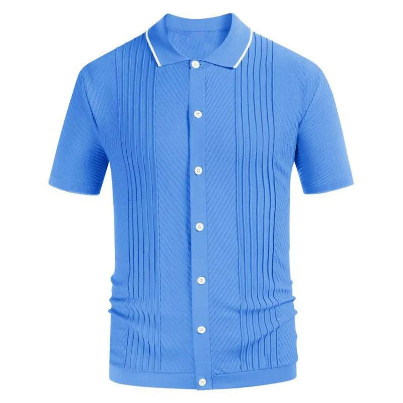 Veaynes | Menswear Polo en maille à manches courtes