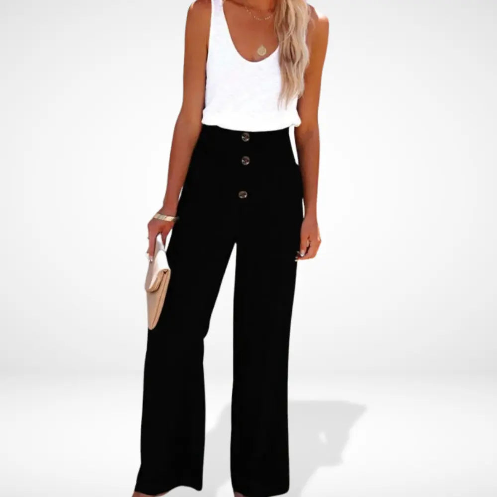 Reonnama ample taille froncée boutonnée pour Femme - Caitlin