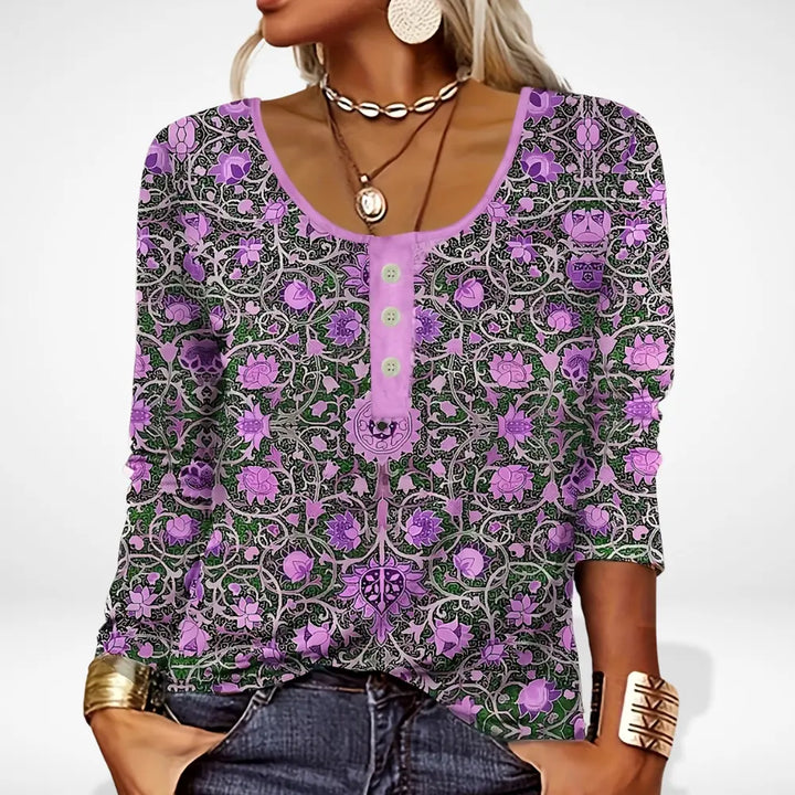 Saonnara à motif éclaté multicolore pour Femme – Thelle