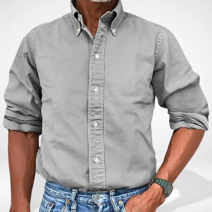 Moriam homme coupe droite col boutonné Jeffry