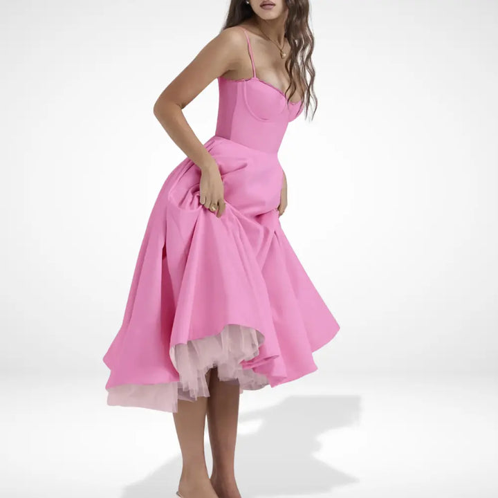 Moevasa cocktail à jupon contrastant pour Femme – Rosaline