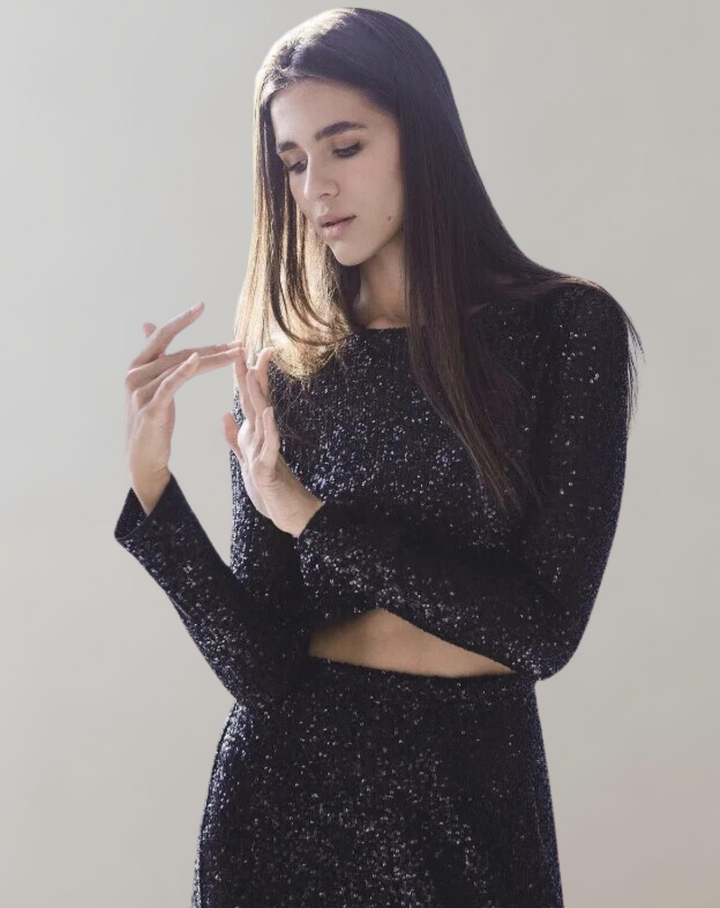 Soonna | Crop top à paillettes