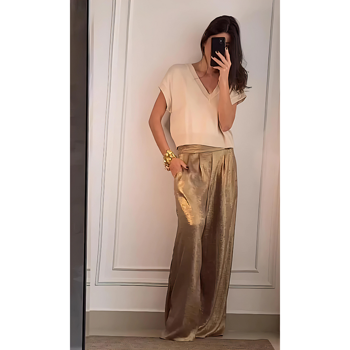 Raarra | Pantalon élégant à taille haute