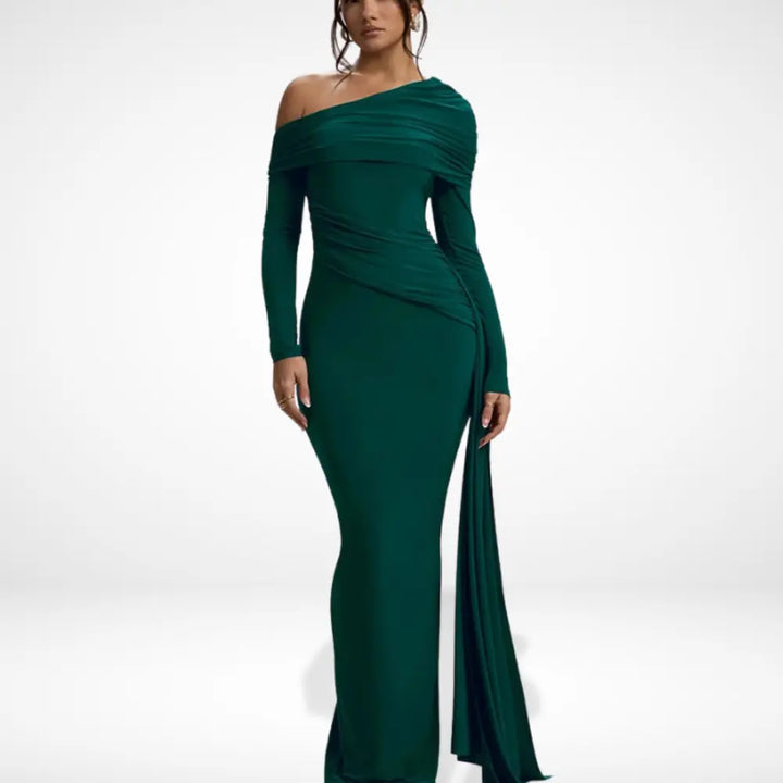Nainara de soirée drapée asymétrique pour Femmes – Glenda