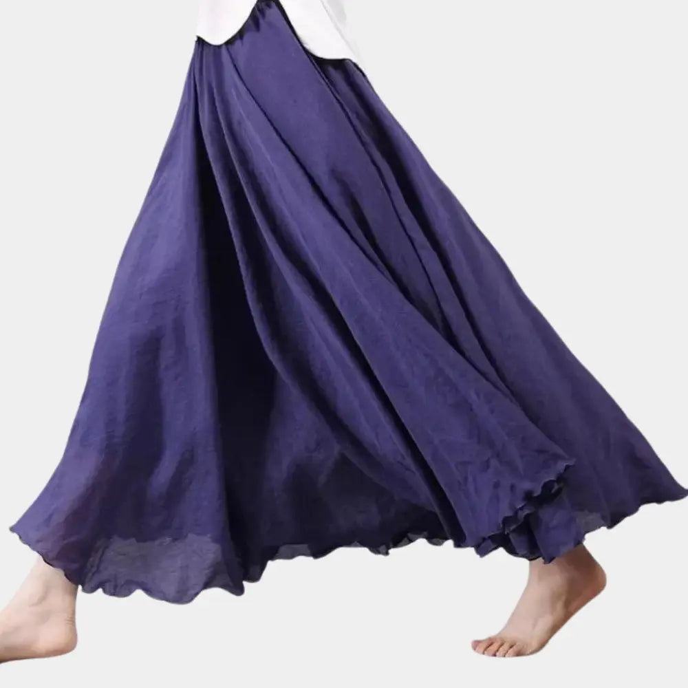 Solinera longue fluide à effet froissé pour Femme – Miquel