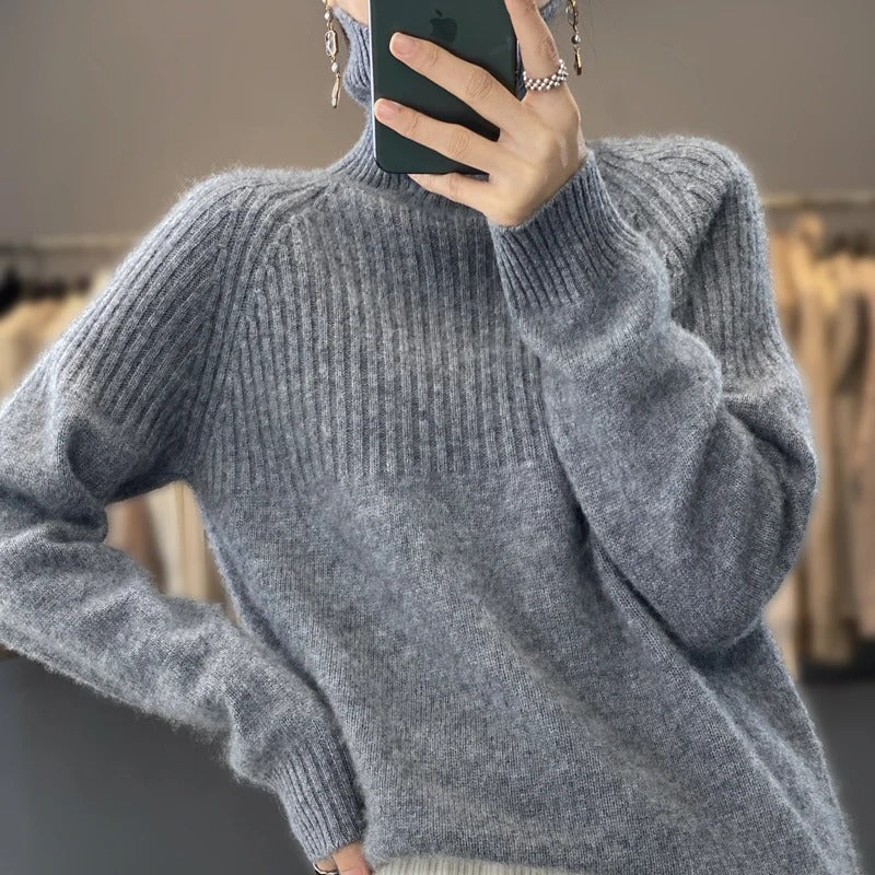 Selinesa | Pull col roulé doux et chic pour femmes