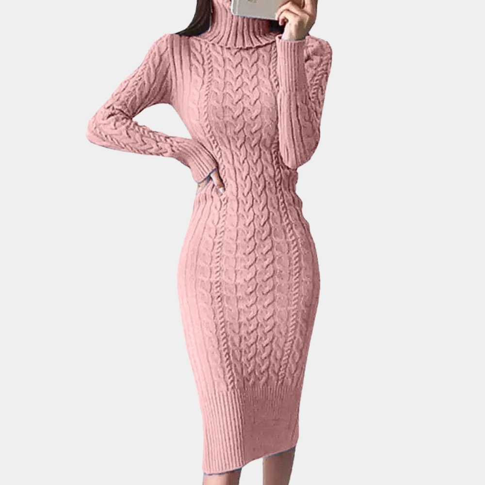 Oellera | Robe pull en maille décontractée pour femmes