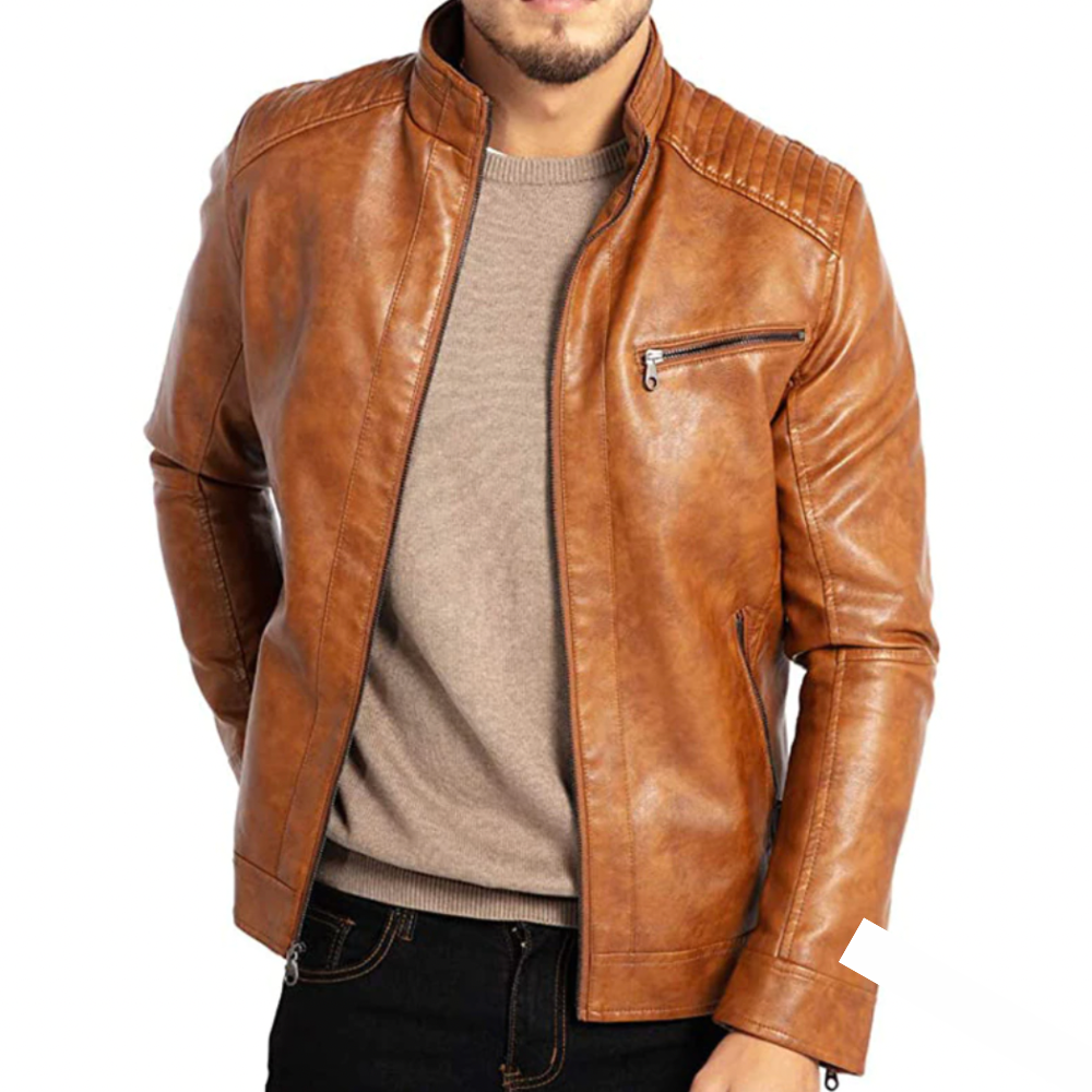 Nienam | Veste en Cuir Élégante pour Hommes