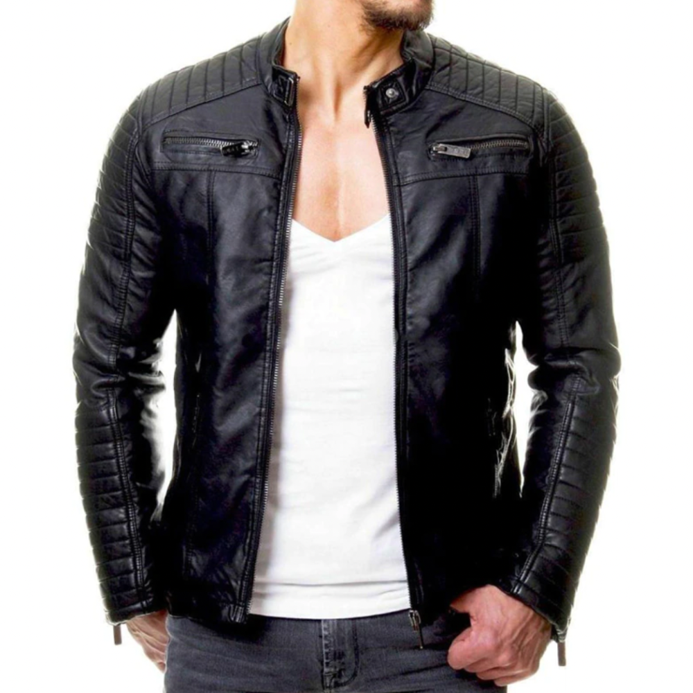 Nienam | Veste en Cuir Élégante pour Hommes