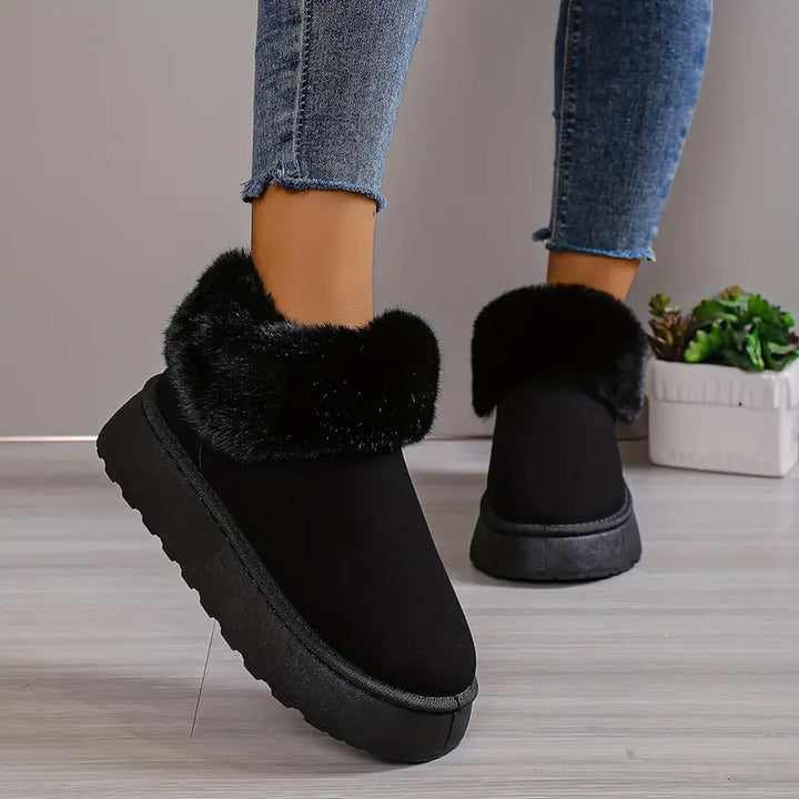 Sienama | Bottes de neige à plateforme moelleuses pour femmes