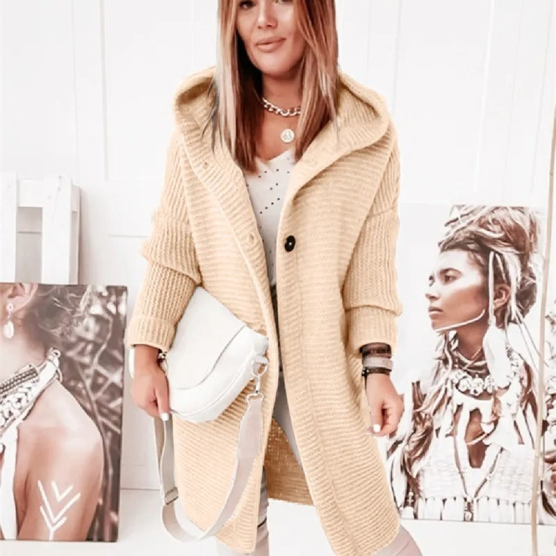 Eayana | Cardigan en cachemire à capuche pour femmes