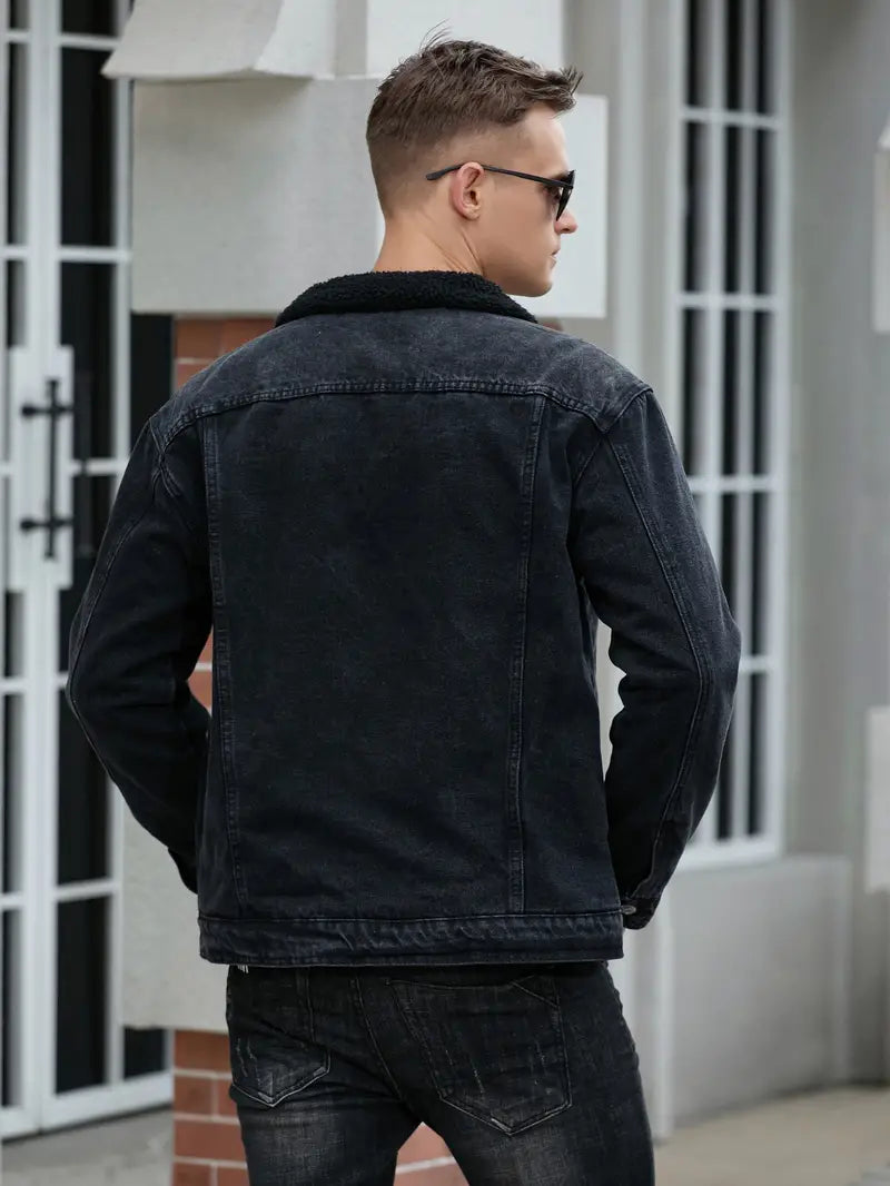 Lilines | Veste Denim Casual pour Hommes
