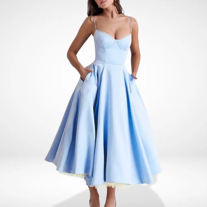 Moevasa cocktail à jupon contrastant pour Femme – Rosaline