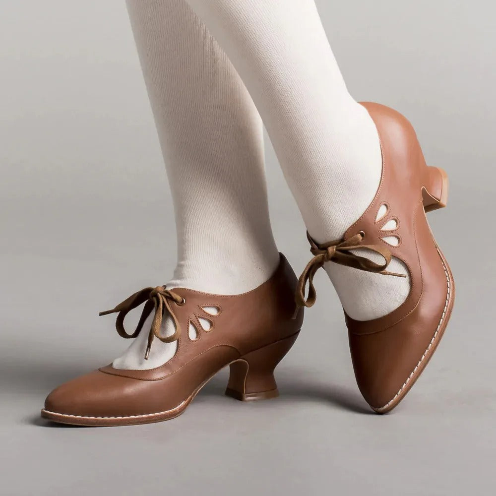 Sounaxa | Chaussures rétro élégantes à talon bas