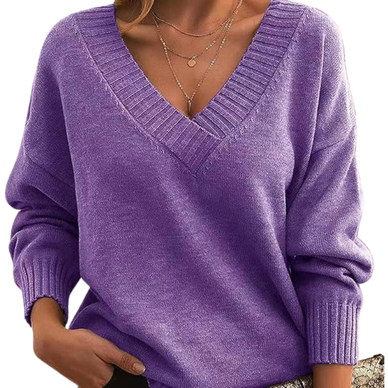 Liira | Pull en cachemire col en V pour femmes