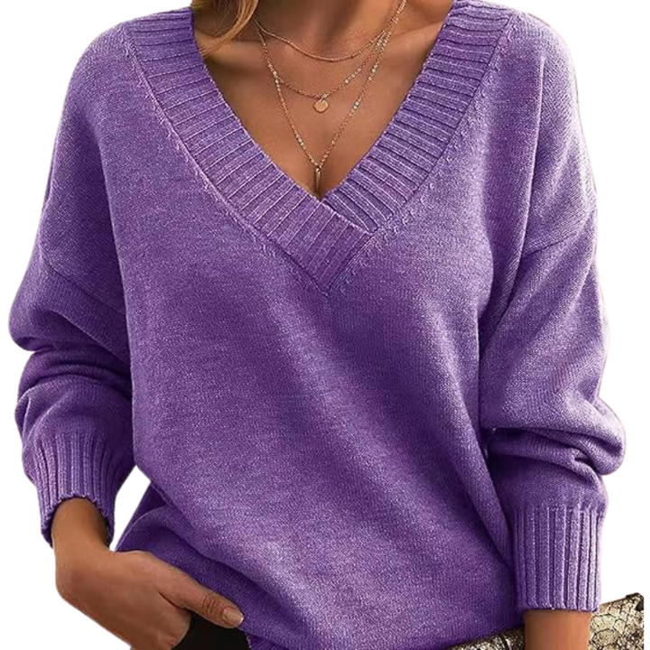 Liira | Pull en cachemire col en V pour femmes